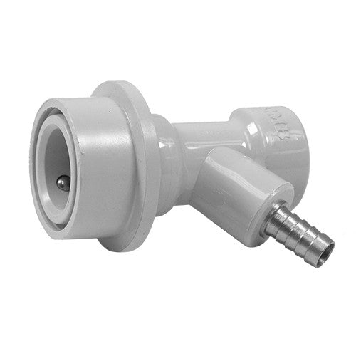 Ball lock gas quick disconnect, 1/4" flare