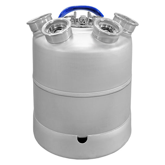 Cleaning Can, 2.4 Gallon Stainless Steel Cleaning Can With Four Head, Complete With D-type Spears