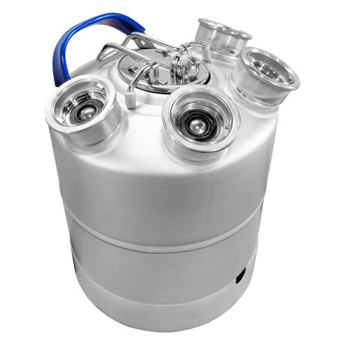 Cleaning Can, 2.4 Gallon Stainless Steel Cleaning Can With Four Head, Complete With D-type Spears