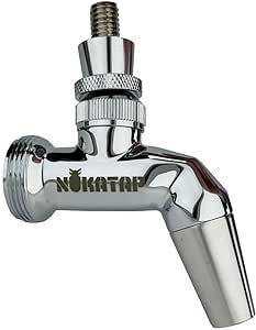 Nukatap Stainless Steel Forward Sealing Faucet